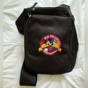 Disney World Pin Trading Messenger Bag with Pins